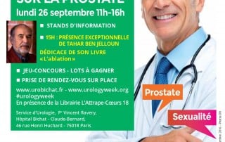 journée d'information sur les maladies de la prostate à l'hôpital Bichat