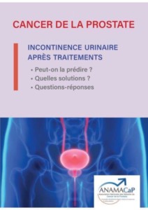 Guide patient troubles de la continence urinaire après traitement d'un cancer de prostate