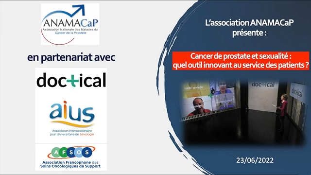 cancer de prostat et sexualité quel outil innovant au service des patients